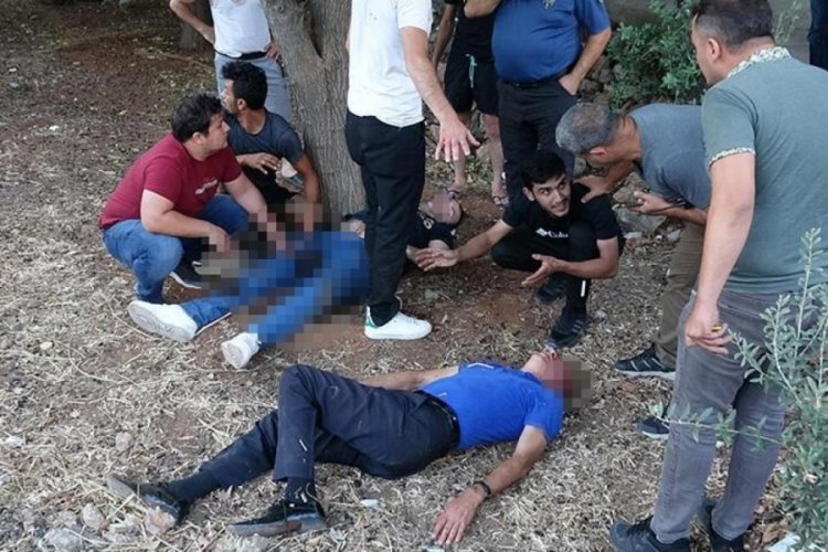 &Uuml;vey oğlunu ve parktaki &ccedil;ocuğu t&uuml;fekle yaraladı!