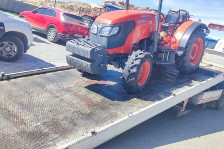 Isparta'da &ccedil;alınan trakt&ouml;r 3 ayrı ilde satıldı