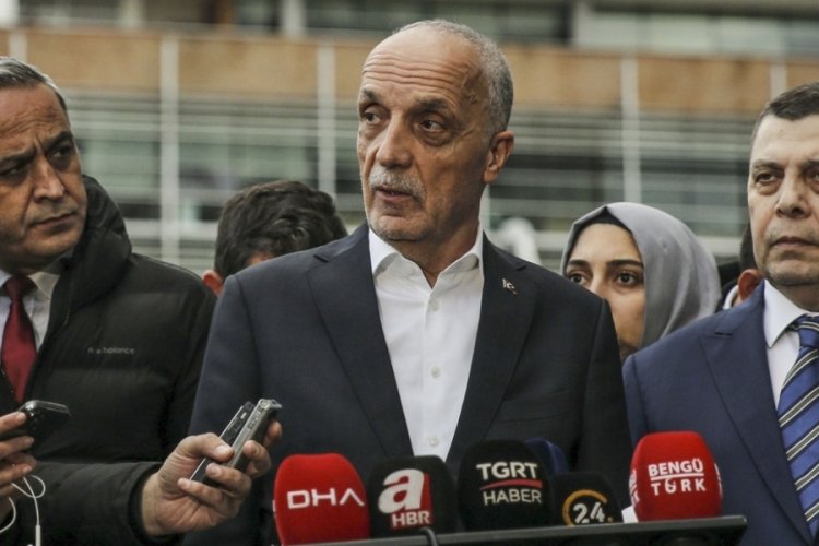 Erdoğan, T&Uuml;RK-İŞ Genel Başkanı Atalay'ı kabul etti