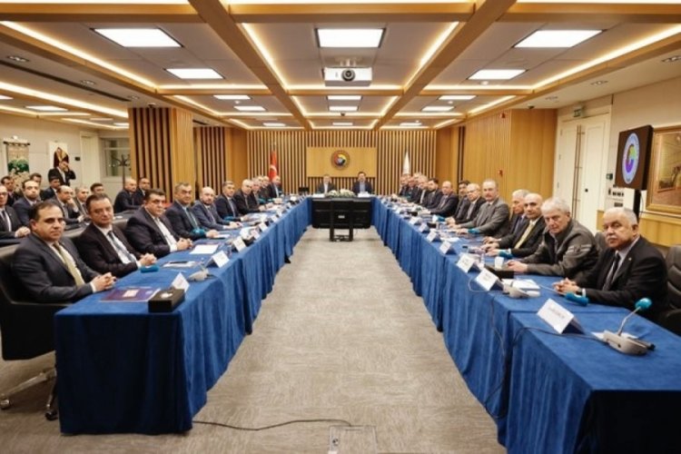 Bakan Nebati, TOBB y&ouml;netimini ziyaret etti