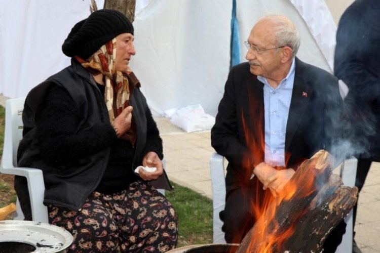 CHP lideri Kılı&ccedil;daroğlu'nun geceyi ge&ccedil;irdiği &ccedil;adır g&ouml;r&uuml;nt&uuml;lendi