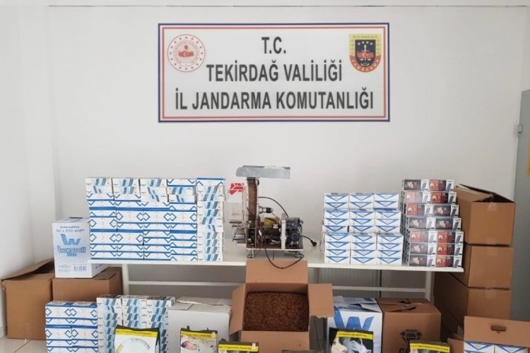 Tekirdağ'da dairede gizli ge&ccedil;it