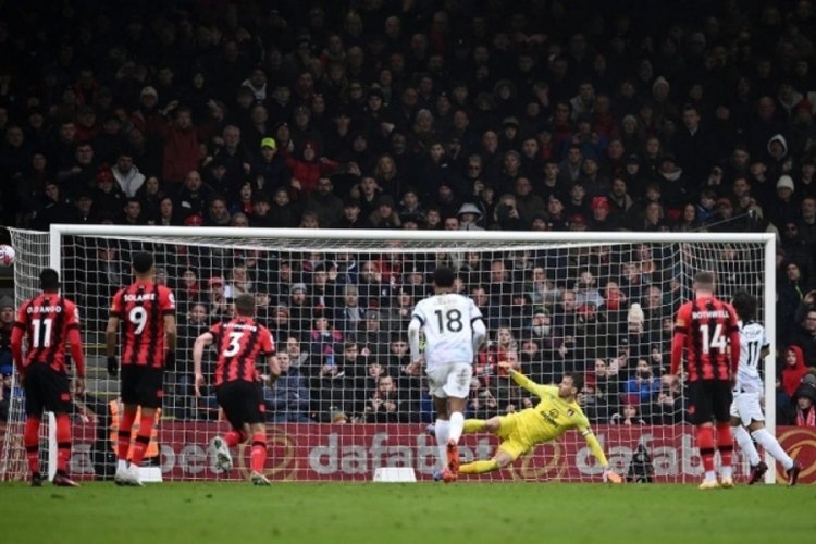 Liverpool, Bournemouth'a 1-0 mağlup oldu