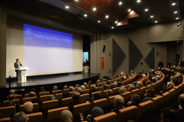 Bursa Yıldırım'da m&uuml;lkiyet sorunu tarihe karışıyor