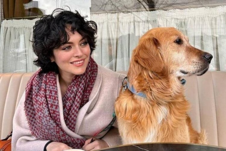 Ezgi Mola, depremzede k&ouml;peği sahiplendi