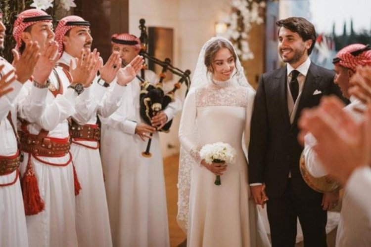 Ürdün Kralı 2. Abdullah'ın kızı evlendi