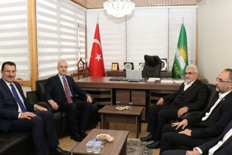 AK Parti, H&Uuml;DA PAR'ı ziyaret etti