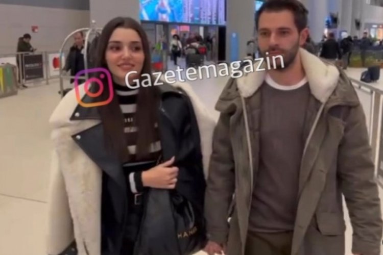 Hande Er&ccedil;el ve Hakan Sabancı el ele g&ouml;r&uuml;nt&uuml;lendi