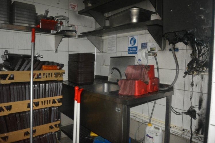 Ordu'da alışveriş merkezinde termosifon yangını