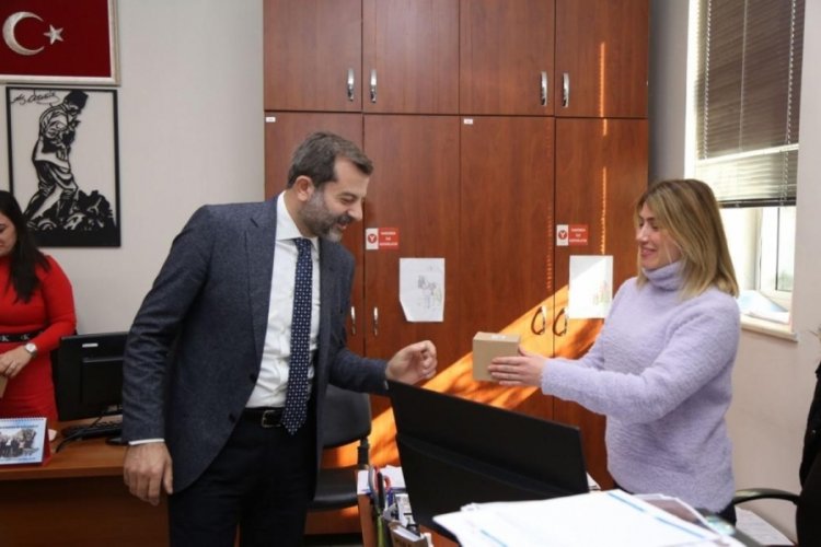 Bursa G&uuml;rsu Belediye Başkanı Işık'tan Kadınlar G&uuml;n&uuml; ziyareti