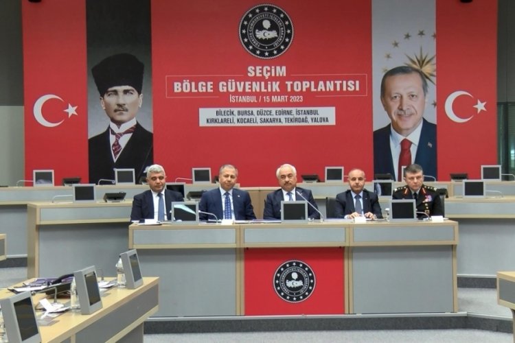Se&ccedil;im s&uuml;reci başladı: Marmara B&ouml;lgesi Se&ccedil;im G&uuml;venlik Toplantısı yapıldı