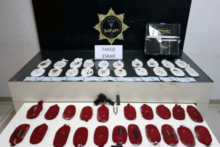 Mersin'de uyuşturucu operasyonu: 2 g&ouml;zaltı