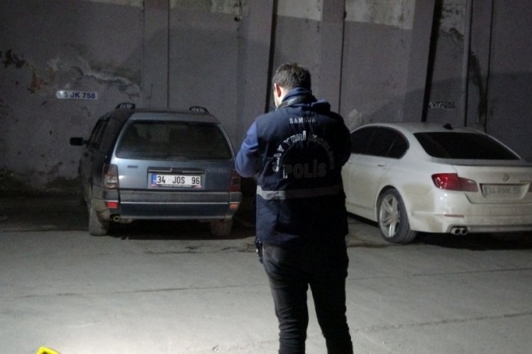 Samsun'da otoparkta pompalı saldırı