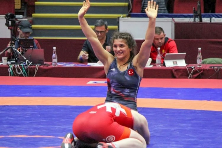 Nesrin Baş g&uuml;reşte Avrupa şampiyonu