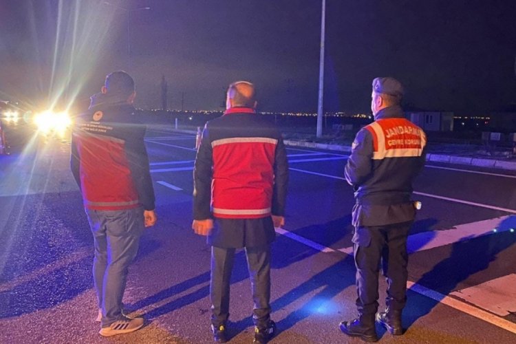 Aksaray jandarması "şap" denetiminde