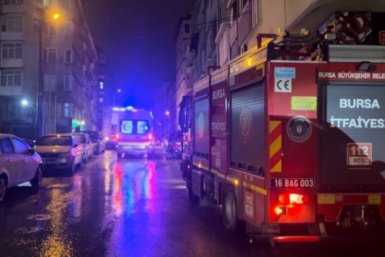 Bursa'da tarihi binada yangın