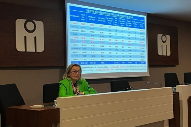 Bursa'da 'Kahramanmaraş Merkezli Depreme Teknik Bakış' semineri