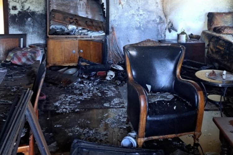 Muğla'da klima evi k&uuml;le &ccedil;evirdi