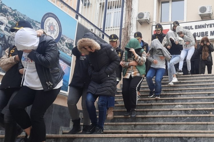 İstanbul'da fuhuş baskını: 10 kadın kurtarıldı