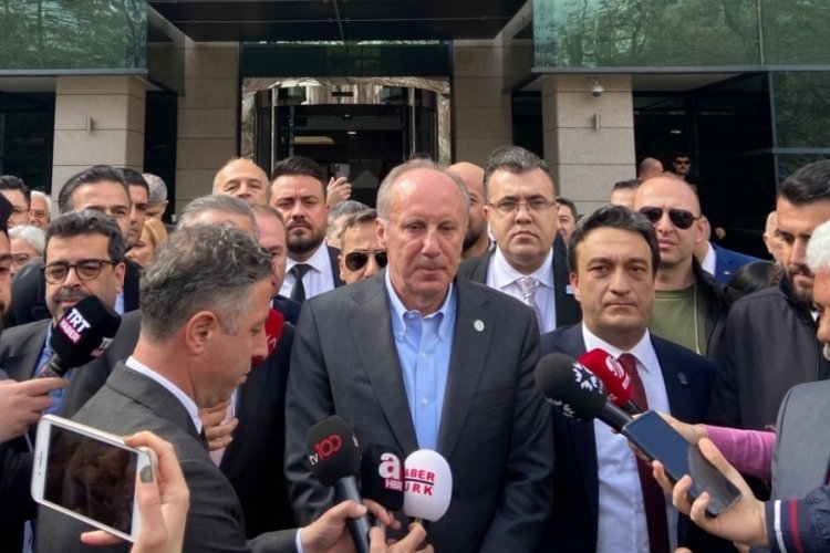 Muharrem İnce YSK'ya adaylık başvurusunu yaptı