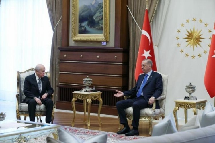Cumhurbaşkanı Erdoğan, Devlet Bah&ccedil;eli'yi kabul etti