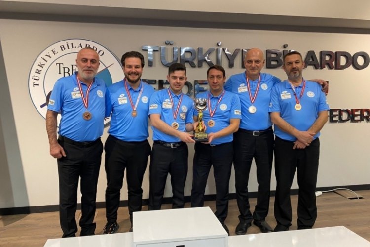 D&uuml;zce Gen&ccedil;lik Hizmetleri Spor Kul&uuml;b&uuml; bilardoda T&uuml;rkiye 3.'s&uuml; oldu