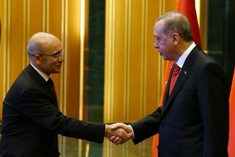 Mehmet Şimşek AK Parti Genel Merkezi'nde Erdoğan ile g&ouml;r&uuml;şt&uuml;