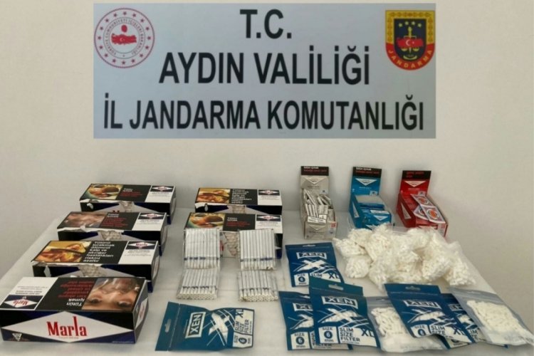 Aydın'da ka&ccedil;ak sigara operasyonu