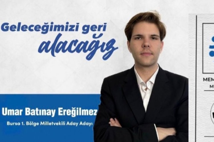 Uludağ &Uuml;niversitesi siyaset bilimi &ouml;ğrencisi milletvekili aday adayı oldu