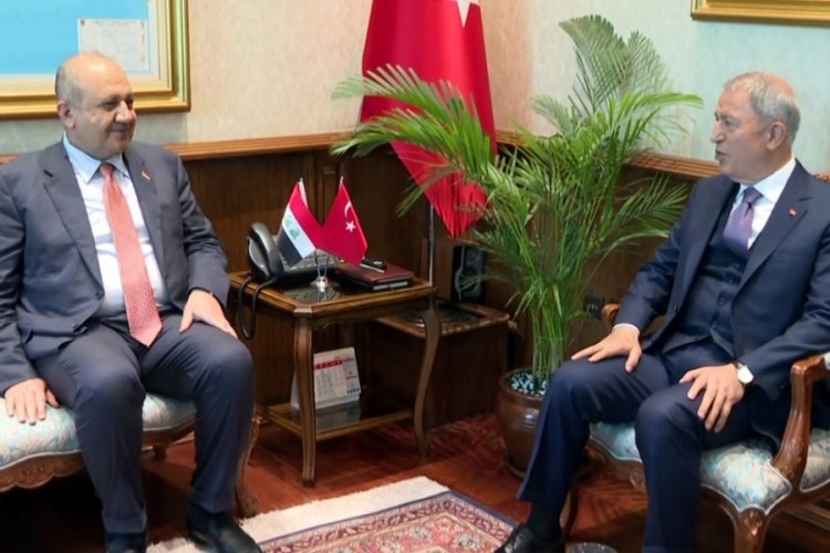 Bakan Akar, Iraklı mevkidaşı Abbasi ile g&ouml;r&uuml;şt&uuml;