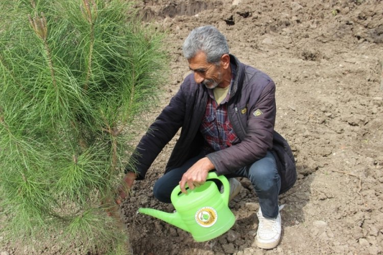 Deprem şehitlerinin hatıraları Manisa'daki ormanda yaşatılacak