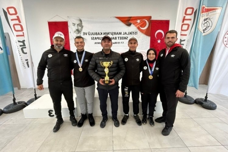 Karatay Belediyespor Kul&uuml;b&uuml; Atıcılık Takımı, T&uuml;rkiye 1.'si oldu