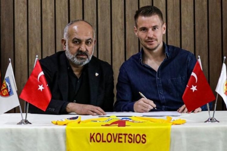 Kayserispor'da Dimitrios Kolovetsios'un s&ouml;zleşmesi uzatıldı