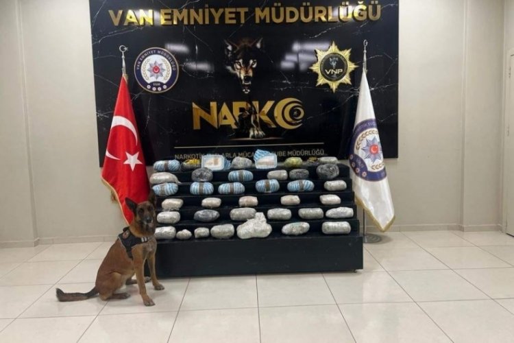 Van'da 31 kilo uyuşturucu ele ge&ccedil;irildi