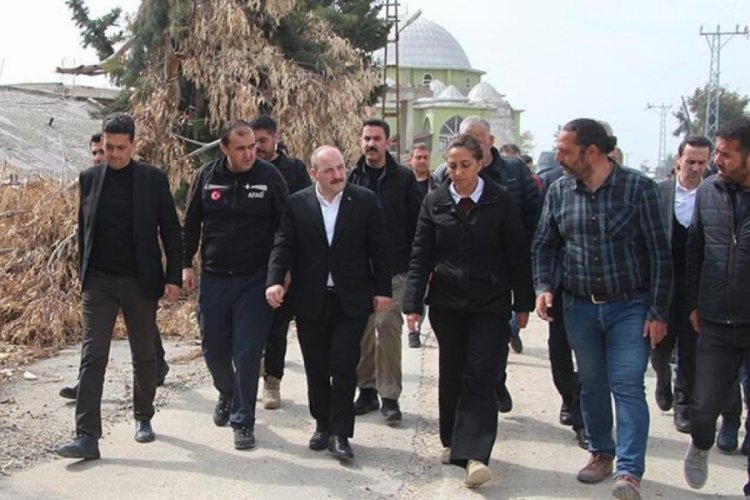 Bakan Varank, Hatay'da incelemelerde bulundu