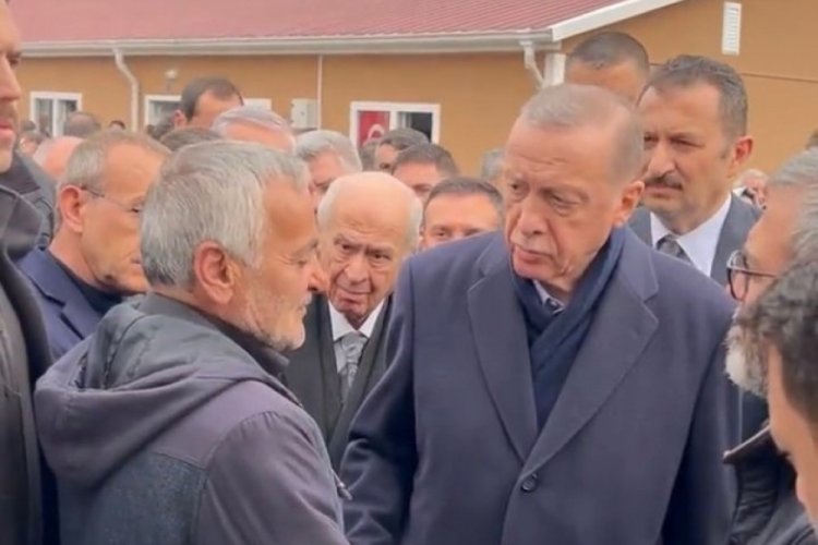 Depremzede Erdoğan'a şikayet etti: Yardım i&ccedil;in ya CHP'ye ya da HDP'ye &uuml;ye olacaksın dediler