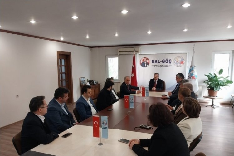 Y&uuml;ksel &Ouml;zkan, Bal-G&ouml;&ccedil;'&uuml; ziyaret etti