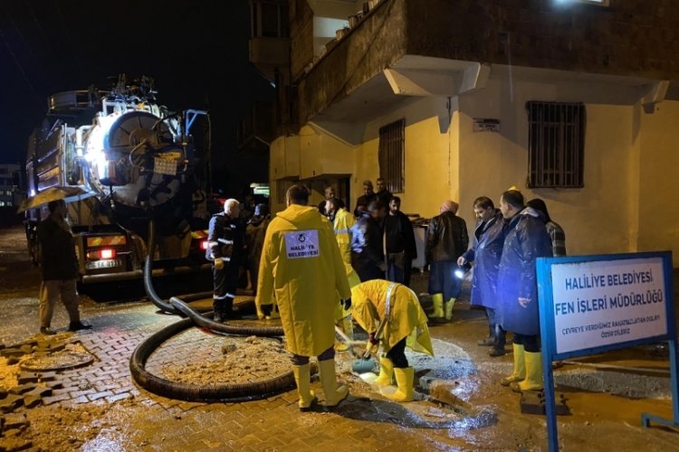 Şanlıurfa'da ekipler sel riskine karşı seferber oldu