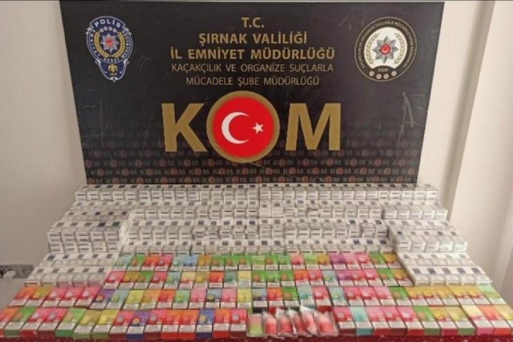 Şırnak'ta asayiş ve ka&ccedil;ak&ccedil;ılık operasyonu