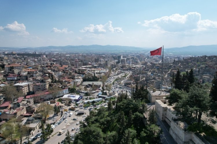 Depremin 50'nci g&uuml;n&uuml;nde Kahramanmaraş'ta son durum havadan g&ouml;r&uuml;nt&uuml;lendi