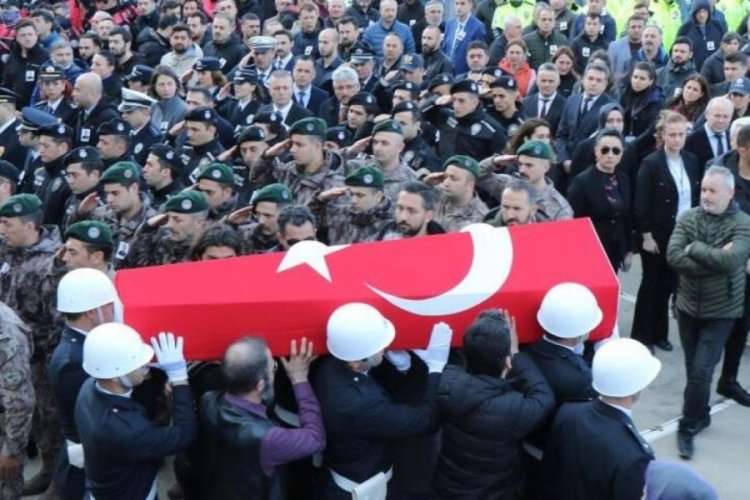 Samsun'da şehit polis Mustafa Ata Traş i&ccedil;in t&ouml;ren d&uuml;zenlendi