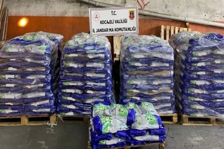 Kocaeli'nde sahte toz deterjan operasyonu