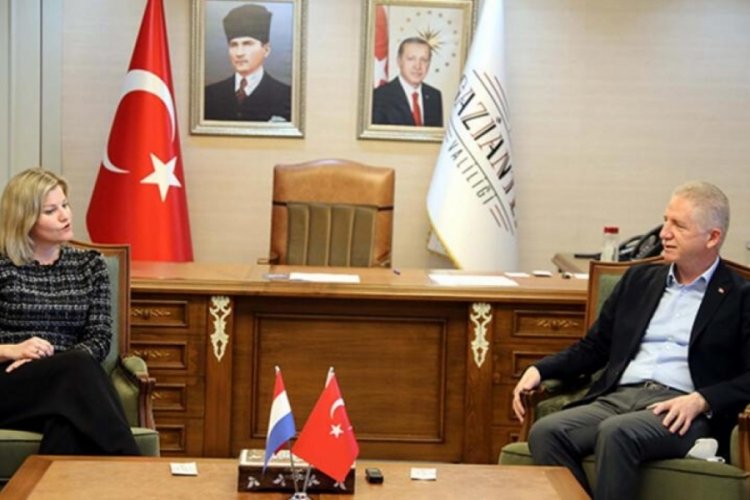 Hollandalı Bakan Schreinemacher, Gaziantep'e geldi