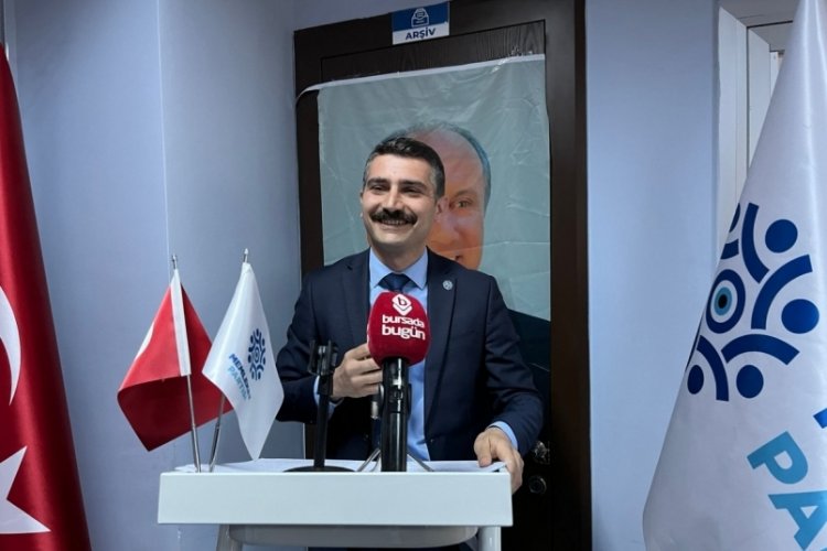 Memleket Partisi Bursa'da Mesut Şahin aday adaylığını açıkladı
