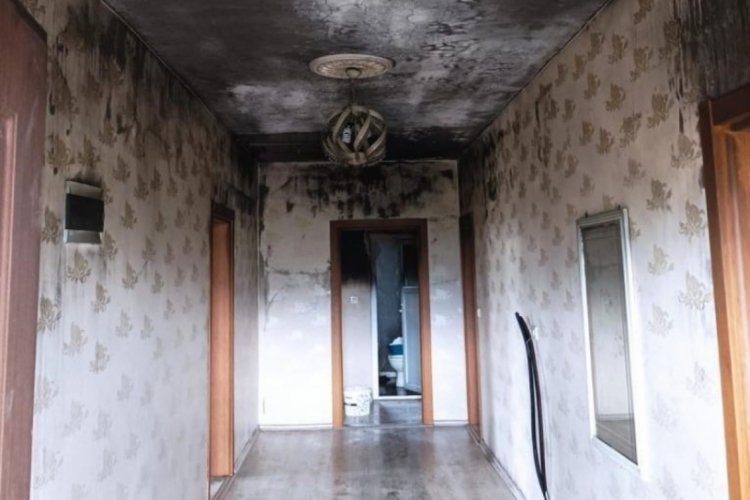 Malatya, P&uuml;t&uuml;rge'de ev yangını