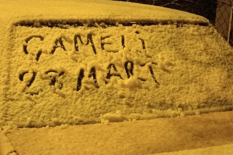 Denizli'de kar s&uuml;rprizi