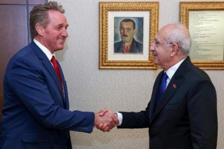 Kılı&ccedil;daroğlu, ABD B&uuml;y&uuml;kel&ccedil;isi Flake ile bir araya geldi