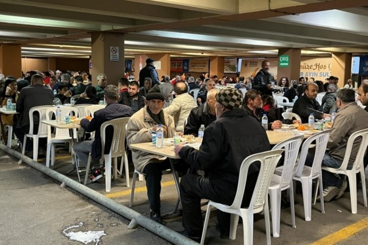 Bursa halkından aşevine yoğun ilgi