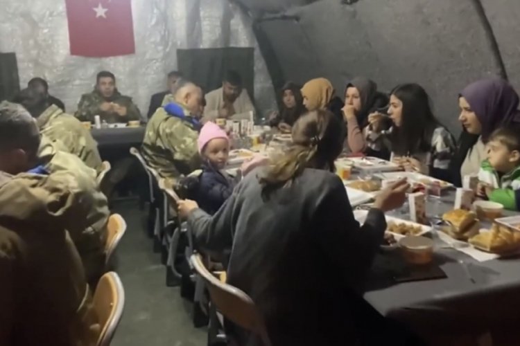 Bitlis'te Mehmet&ccedil;ik şehit aileleriyle iftarda bir araya geldi