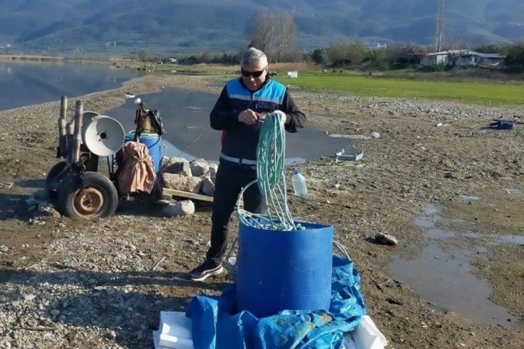 Bursa İznik G&ouml;l&uuml;nde av yasağı denetimi!